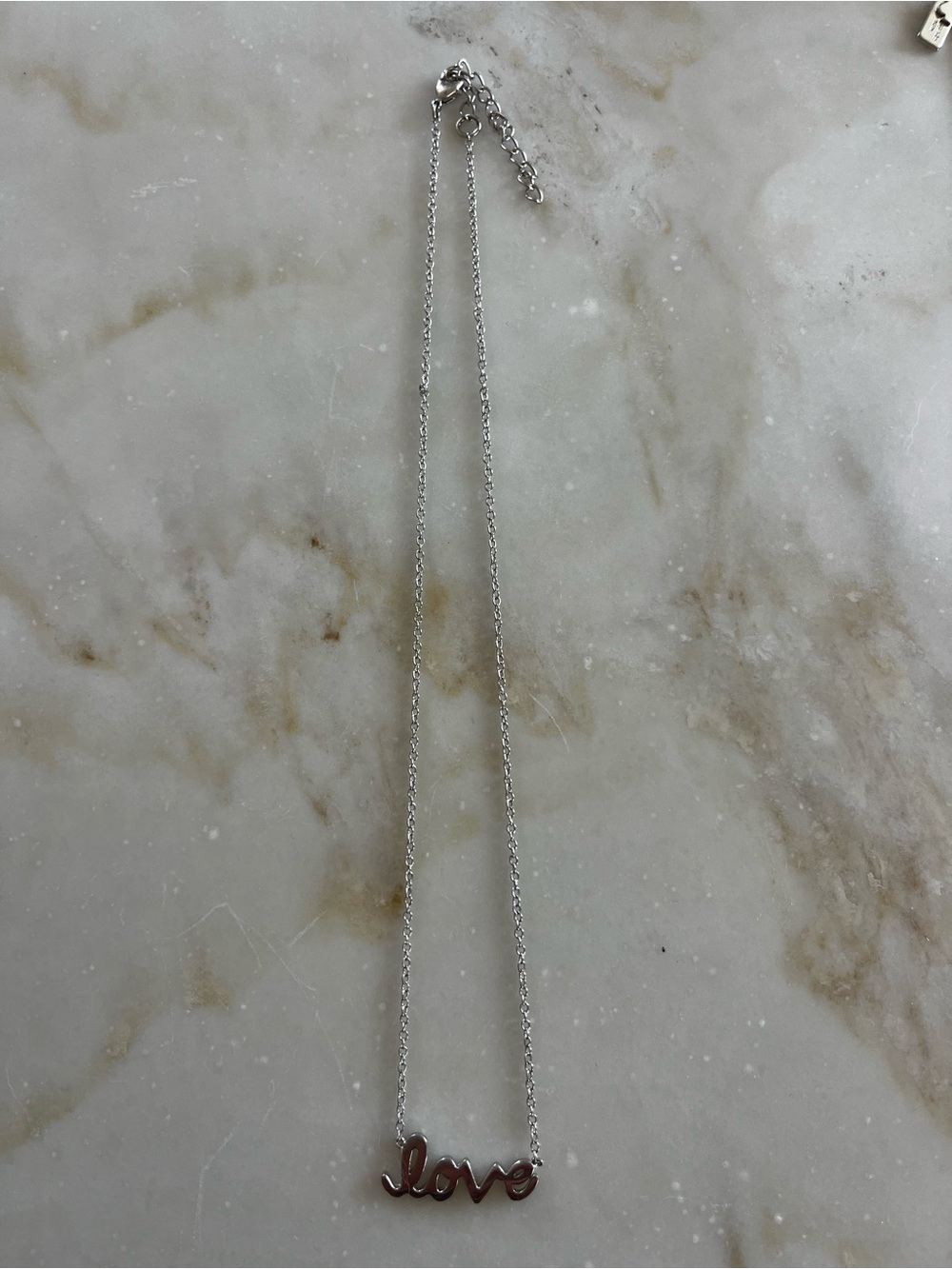 Nordstrom Cursive Love Necklace